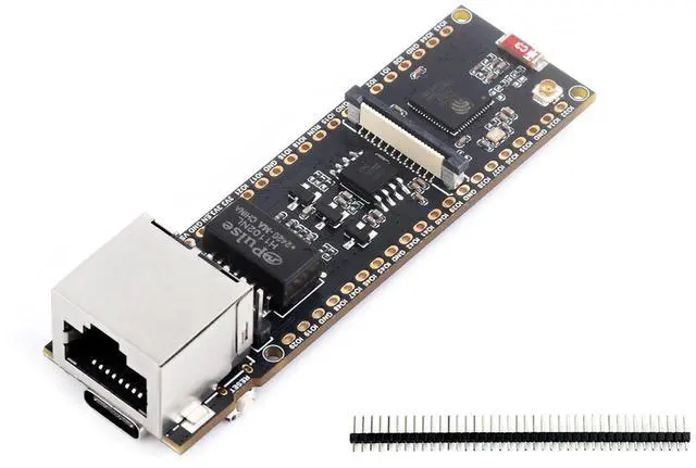 Main image of ESP32-S3 Ethernet Development Board, 10/100Mbps RJ45 Ethernet Port, Support W-i-Fi & BLE, Ethernet Communication, 240MHz Dual Core Processor, Onboard Type-C Port and TF Card Slot, Only Board
