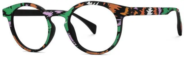 Main image of VOOGLAM Blue Light Glasses for Women Round Gaming Glasses Anti Eyestrain Dry Eyes UV Computer Phone TV Eyewear Fashion Minnie Green GJGT000271-18 Trend