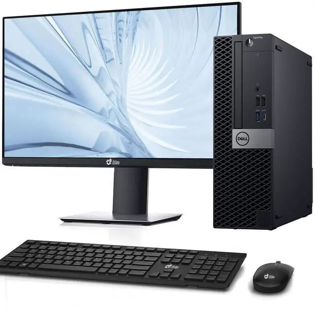 Main image of DELL OptiPlex 5060 Desktop PC, Intel Core i5-8500, 8GB DDR4 RAM, 256GB SSD, Wi-Fi, Wireless Keyboard and Mouse, Intel UHD Graphics 630, Windows 11 Pro, 24 Inch LED Monitor, Desktop Computers(Refurbish