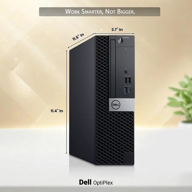 Alt view image 4 of 6 - Dell Gaming Desktop Computer PC, Intel Core i5-9500 3.00GHz, 16GB DDR4 RAM, 1TB SSD, NVIDIA GeForce GTX 1050Ti, 24 Inch LED Monitor, Display Port, HDMI Port, WiFi, RGB Keyboard & Mouse, Windows 11 Pro