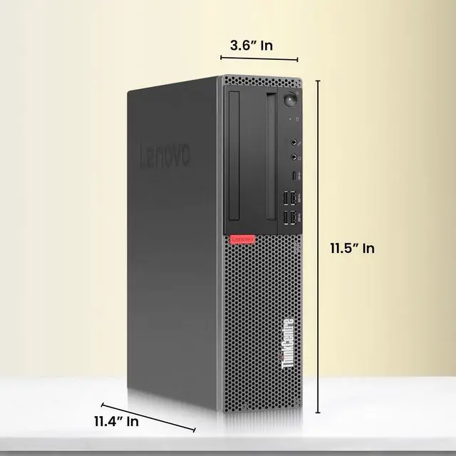 Alt view image 2 of 4 - Lenovo ThinkCentre M920s Desktop Business PC Computer, Intel Core i5-8500, 8GB RAM, 128GB SSD, 500GB HDD, Intel UHD Graphics 630, Display Port, Wireless Keyboard and Mouse, Built-in Wi-Fi, Windows 11