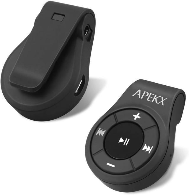 Alt view image 3 of 7 - Clip Bluetooth Audio Adapter for Headphones Headset Speaker Wireless Receiver with MIC for Hands-Released Call and Music