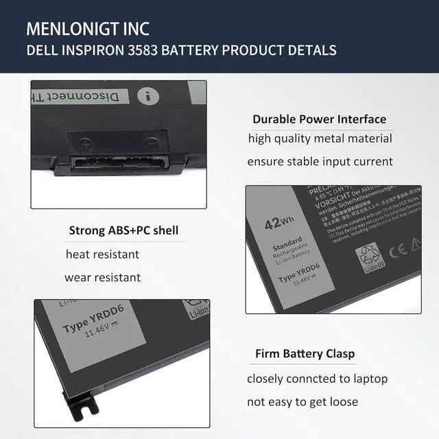 Alt view image 5 of 7 - 11.55V 42Wh B31N1912 C31N1912 Laptop Battery Replacement for ASUS VivoBook asus 14 E410M E410MA L410M L410MA E410KA F414MA E510MA E510KA L510MA R522MA L410MA L410MA-BV058TS L510ma-wb04 E510KA-EJ033TS