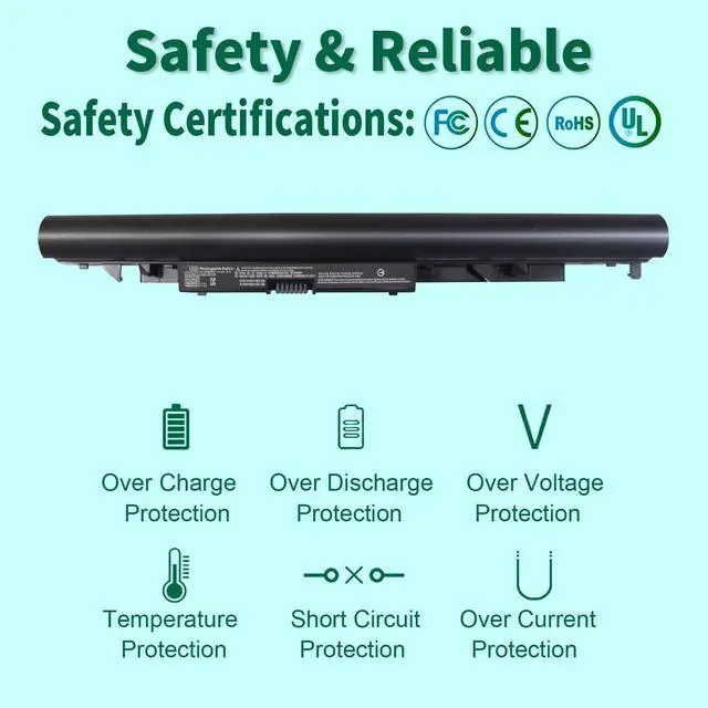 Alt view image 4 of 7 - 919700-850 JC03 Laptop Battery for HP 15-bs 15-bw 17-bs Series 15-bs0xx 15-bs1xx 15-bs015dx 15-bs013dx 15- bw033wm 15-bw053od 919701-850 919681-421 HSTNN-LB7V 3inr19/66