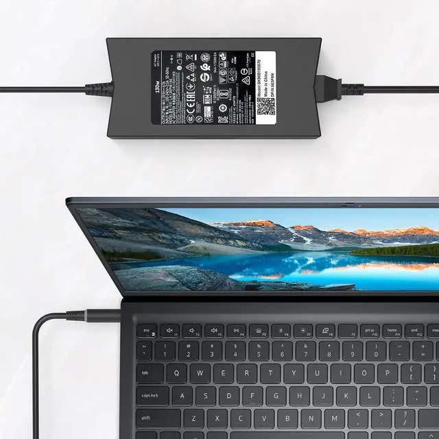 Alt view image 6 of 7 - 130W Laptop Charger Compatible with  XPS 15 Inspiron 7559 Precision 5510 Docking Station Power Cord PA-4E (2Tips 7.4 and 4.5mm)