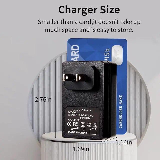Alt view image 6 of 6 - 15V 1.5A Power Supply AC DC Adapter with 8 Interchangeable DC Plug, Universal DC in 15 Volt 1.5 Amp Power Cord, Charger 100-240v, 50/60HZ, 5.5x2.5mm DC Output Jack, for 15V 1.5A Equipment