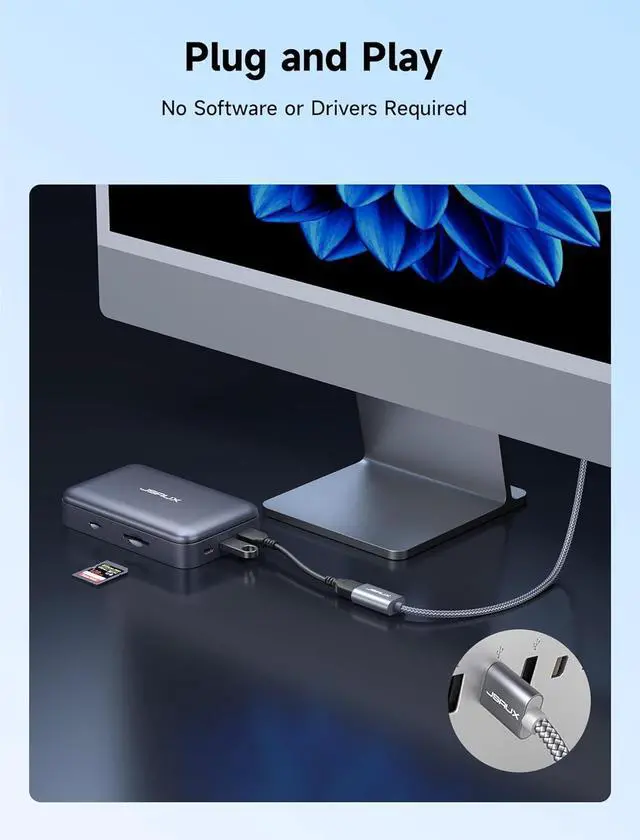 Alt view image 4 of 7 - 2Pack 10FT+10FT USB 3.0 Extension Cable Type A Male to Female USB Extender Cord Nylon Braided Compatible with Webcam Camera Phone USB hub Mouse Keyboard Printer Hard Drive Xbox-Grey