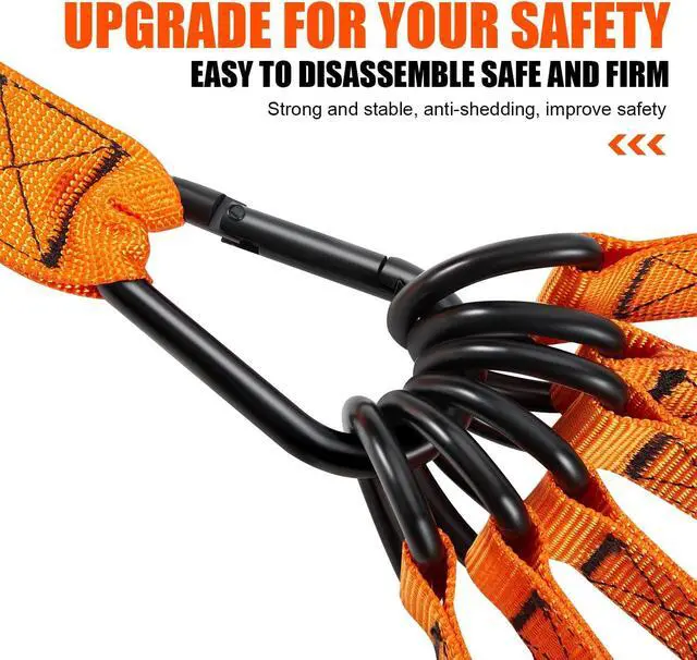 Alt view image 4 of 7 - HPYGN Resistance Bands, Heavy Exercise Bands with Handles, Fitness Bands for Working Out, Workout Bands for Men, Weight Bands Set for Muscle Training, Strength, Slim, Yoga, Home Gym Equipment