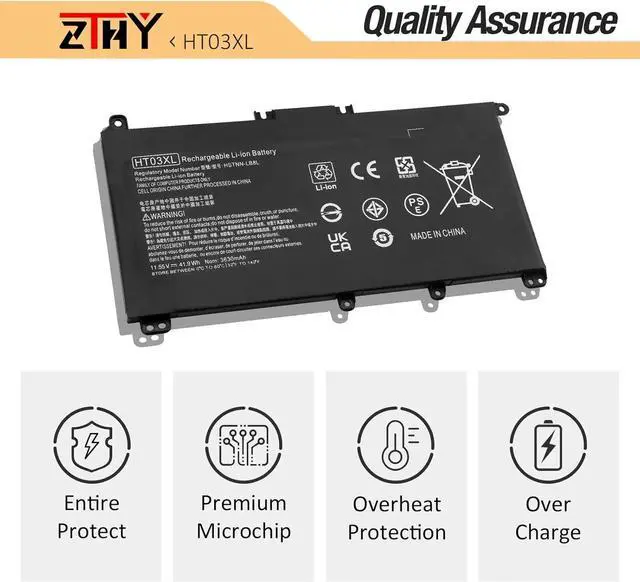 Alt view image 5 of 7 - HT03XL Battery Replacement for HP Pavilion 14-CE 14-CF 14-CK 14-CM 14-DF 14-DH 14-DQ 14Q-CY 14S-CF 14S-DQ 14-FQ 15-CS 15-CW 15-DA 15-DW 14-ce0xxx 14-cf0xxx 14-cm0xxx 14-dh0xxx 14-dk0xxx 14-dq0xxx