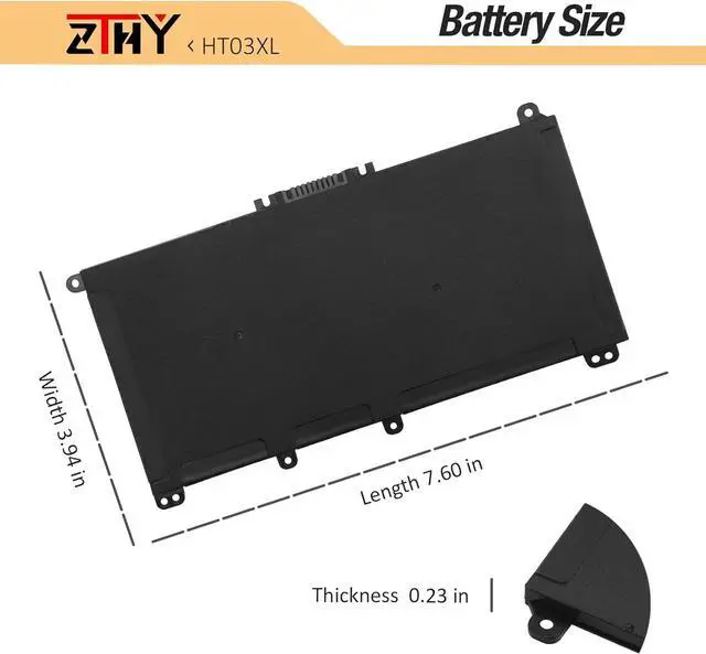 Alt view image 7 of 7 - HT03XL Battery Replacement for HP Pavilion 14-CE 14-CF 14-CK 14-CM 14-DF 14-DH 14-DQ 14Q-CY 14S-CF 14S-DQ 14-FQ 15-CS 15-CW 15-DA 15-DW 14-ce0xxx 14-cf0xxx 14-cm0xxx 14-dh0xxx 14-dk0xxx 14-dq0xxx