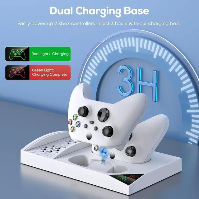 Alt view image 4 of 7 - Cooling Fan Stand for Xbox Series S Console