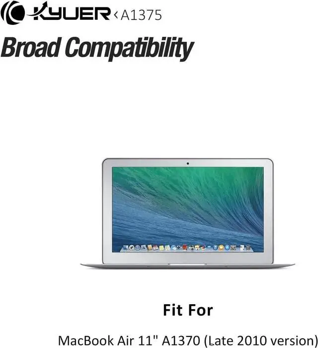 Alt view image 2 of 7 - Angwel Replacement Laptop Battery for Apple A1375 A1370 (Only for Late 2010 Version) MacBook Air 11" with Two Free Screwdrivers [4-Cell 35Wh/4800mAh] - 1 Year Warranty