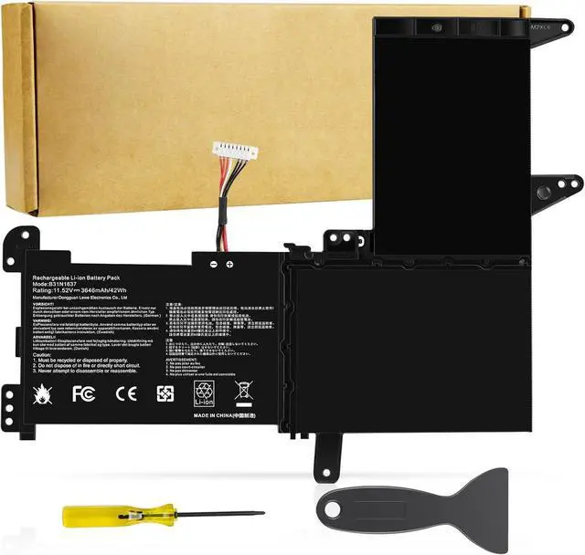 Main image of Futurebatt B31N1637 C31N1637 Laptop Battery Replacement for ASUS VivoBook X510 X510U X510UQ X510UA X510UAR X510UF S15 S510U S510UF S510UQ S510UN S510UR S510UA F510 F510U F510UA F510QA B31B12H B31BI9H