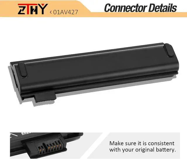 Alt view image 4 of 7 - 01AV427 01AV425 72Wh 61++ Laptop Battery Compatible with Lenovo ThinkPad T480 T470 P51S P52S T570 T580 A485 A475 TP25 Series 4X50M08812 01AV422 01AV423 01AV424 01AV428 01AV490 01AV492 01AV452 10.8V