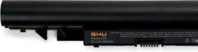 Alt view image 3 of 7 - GHU JC03 JC04 14.8V Laptop Battery 38 Wh 2600mAh 919701-850 919700-850 919681-421 HSTNN-LB7W HSTNN-DB8E Compatible with HP 15 17 14-bs 15-bw 17-ak 14-bw Series