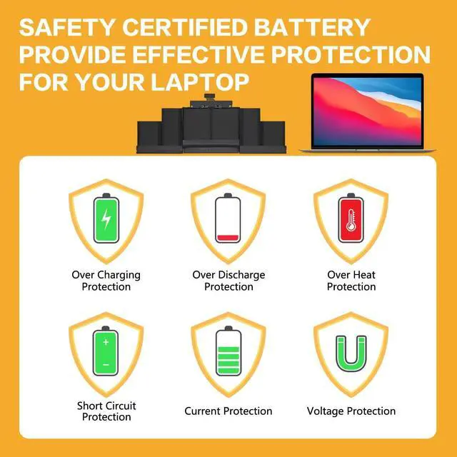 Alt view image 5 of 7 - A1398 Battery Replacement Compatible with Apple MacBook Pro 15" Retina A1398 A1494 (Late 2013, Mid 2014)