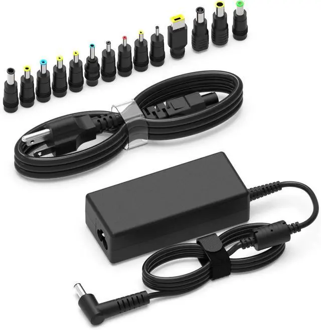 Main image of 19V 3.42A DC Universal Laptop Charger Compatible with HP Lenovo Dell ASUS Gateway Acer Monitor 65W Power Supply Cord for Chromebook LG Monitor Samsung TV Spire Spin Toshiba Satellite Harmon Kardon