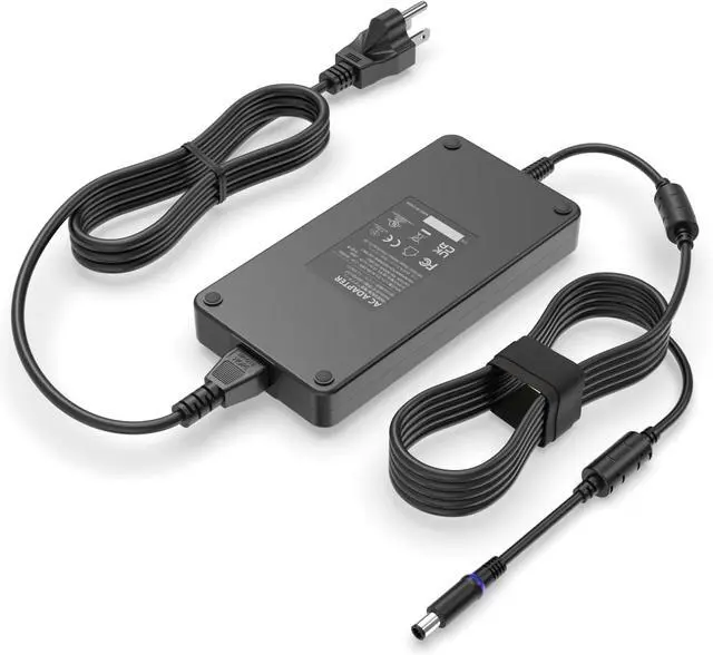 Main image of 10FT 240W Charger (UL Safety Approved) Fit for Dell Alienware M15 R3 R4 R2 R5 R6 R7 M17 R5 R2 R3 R4 M16 R2 G15 G16 G5 G7 15 R2 R3 17 R3 X15 X16 R1 X17 Gaming Laptop Charging Power Supply AC Adapter