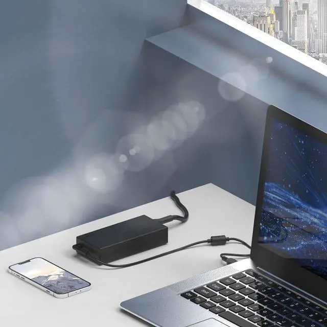 Alt view image 6 of 7 - 135W Original Replacement Laptop Charger Fit for Lenovo Thinkpad X1 P1 P15v T15p T16 2nd 3rd 4th Yoga 9i ADL135NLC3A Slim Tip 4X20E50558 Lenovo Ideapad Gaming L340 3-15 Lenovo Dock Power Supply Cord