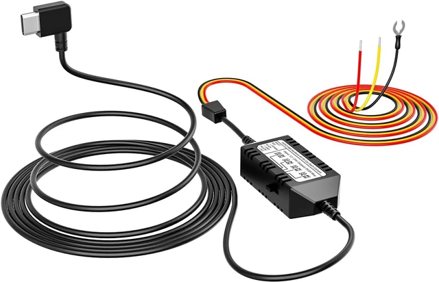 Main image of VIOFO HK4 Acc Hardwire Cable, USB-C Hard Wire Cable for A329 series/A229 series/A119Mini2/A139Pro/WM1/T130 Dash Cam, Low Voltage Protection for Parking Mode (Fuse Tap Not Included)