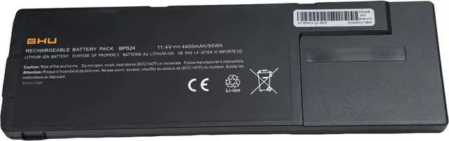 Alt view image 2 of 5 - GHU New Battery Replacement 50 Wh for VGP-BPS24 Compatible for VAIO VGP-BPSC24 VGP-BPL24 for Model VPCSA VPCSB VPCSC VPCSD VPCSE SA SB SC SD SE vgpbps24