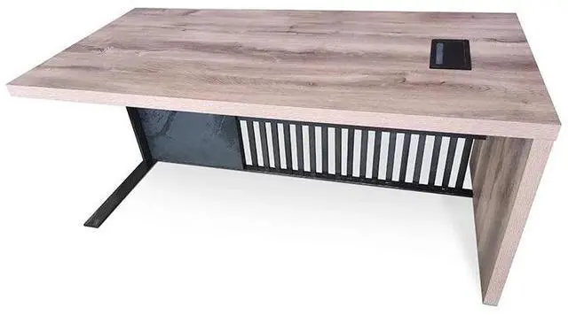 Alt view image 5 of 7 - 70.87" Executive Office Desk with 1.97IN Thick Desktop Stainless Steels Sturdy Frame