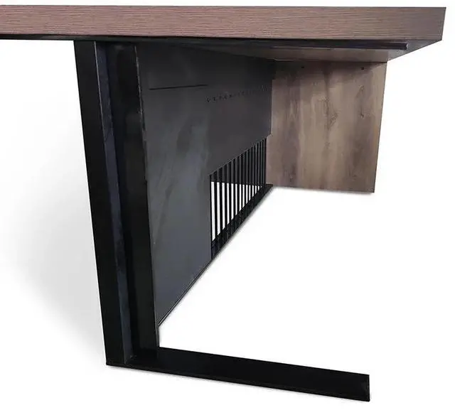 Alt view image 4 of 7 - 70.87" Executive Office Desk with 1.97IN Thick Desktop Stainless Steels Sturdy Frame