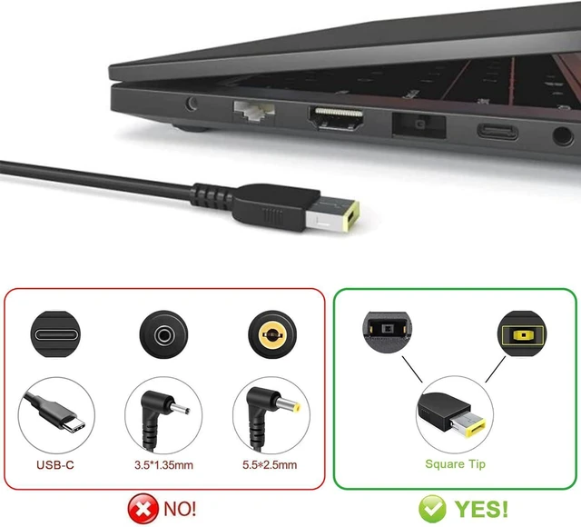Alt view image 2 of 7 - Energizewiz 230W Legion Charger fit for Lenovo 20V 11.5A Legion 5 7 5P C7 S7 Y540 Y545 Y740 Y730 Y900 Y910 Y7000 Y7000P R7000P ADL230SCC3A USB Rectangular Tip