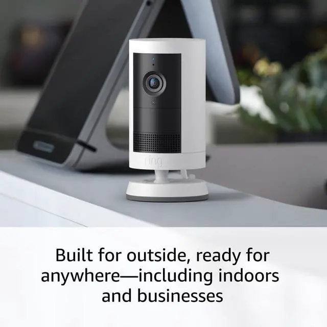 Alt view image 7 of 7 - Introducing Outdoor Cam Plus Battery  Wide-Angle 2K Video with Vision Low-Light Sight for full-color night vision Mount-Anywhere Versatility White