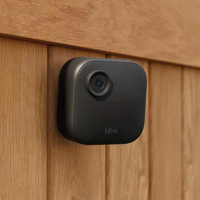 Alt view image 2 of 3 - Blink Outdoor 4 (4th Gen) + Blink Mini Pan-Tilt Camera  Smart security camera, two-way talk, HD live view, motion detection, set up in minutes, Works with Alexa  2 camera system