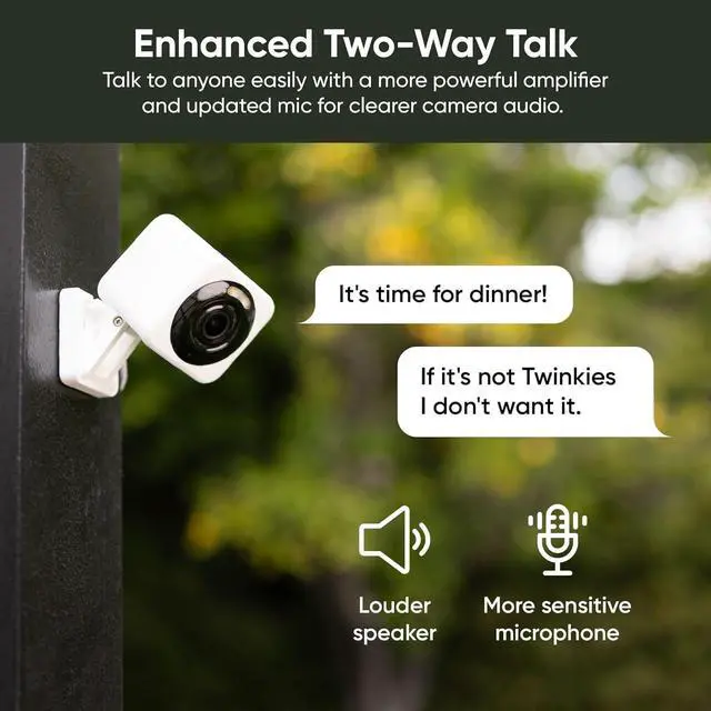 Alt view image 6 of 7 - WYZE Cam v4, 2.5K WiFi Security Camera, Indoor/Outdoor Cameras for Home Security, Pet Camera/Baby Monitor, Motion Activated Spotlight/Siren, Color Night Vision, 2-Way Audio, Works with Alexa & Google