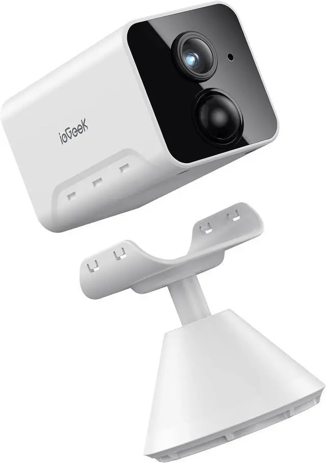 Main image of ieGeek Security Camera Indoor Wireless 1080P Wire-Free Portable Indoor Camera for Home Security with Human Detection,Two-Way Audio, Siren and APP Alert,30ft Clear Night Vision, Cloud/SD