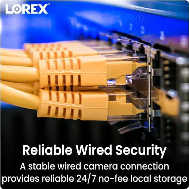 Alt view image 4 of 7 - Lorex Fusion 4K Metal Bullet Camera  PoE Wired Home Security Add-On Camera - Motion Detection, Color Night Vision, Long Range IR, Weatherproof, Ultra HD Indoor & Outdoor Surveillance (Black Dome)