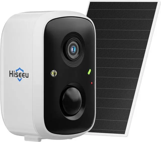 Main image of Hiseeu Security Cameras Wireless Outdoor, WiFi Pro 5G/2.4G Cameras for Home Security, Solar Powered, Motion Detection, 2-Way Talk, Color Night Vision, Add on Camera