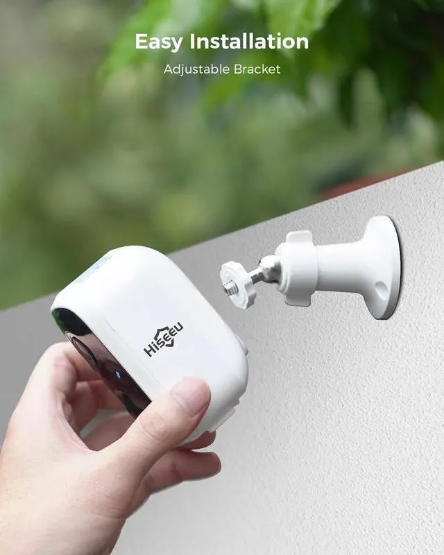 Alt view image 6 of 7 - Hiseeu Security Cameras Wireless Outdoor, WiFi Pro 5G/2.4G Cameras for Home Security, Solar Powered, Motion Detection, 2-Way Talk, Color Night Vision, Add on Camera