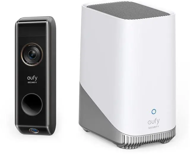 Main image of eufy Security Video Doorbell S330, Battery-Powered, Dual Camera, 2K with HDR, Dual Motion Detection, Add-on S380 HomeBase (HomeBase 3) Local Expandable Storage up to 16TB