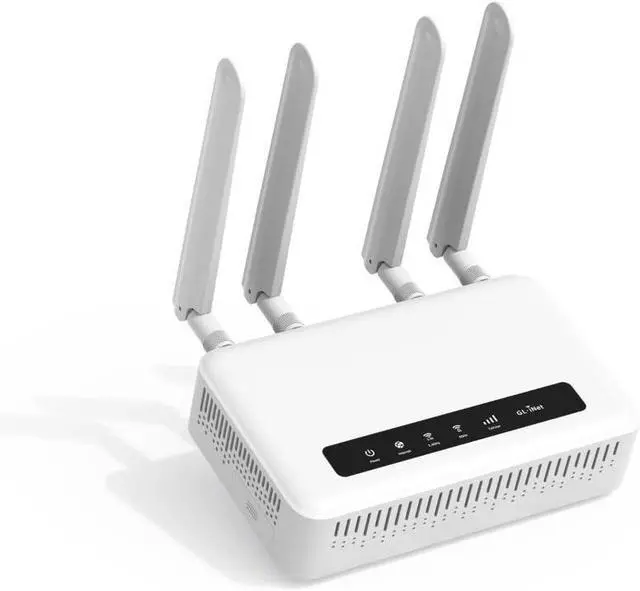 Main image of GL-X2000(Spitz Plus) Cellular Gateway 4G LTE Router for Home, RV, Road trips, Offices, CAT 12, Wifi 6 Router, Detachable Antennas, Dual-SIM, T-Mobile & AT&T IoT Certified, OpenVPN, WireGuard (NA Only)