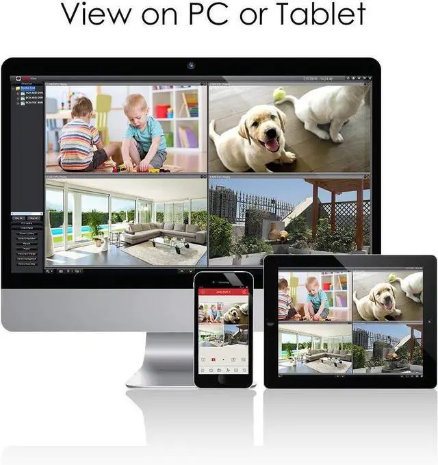 Alt view image 6 of 7 - Gadpiparty ZOSI 8 Channel Full True 1080P HD-TVI DVR Recorder HDMI with 8X 1980TVL Surveillance Security Dome Camera System, 65feet Night Vision, IR Cut Built in -Quick Remote Access with 2 TB Hard D