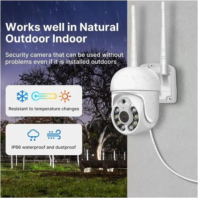 Alt view image 5 of 7 - Gadpiparty 5MP WiFi CCTV Camera Security System Kit 10CH NVR Recorder Set P2P Outdoor Wireless IP Cameras Video Surveillance System(1T,3MP PTZ System)