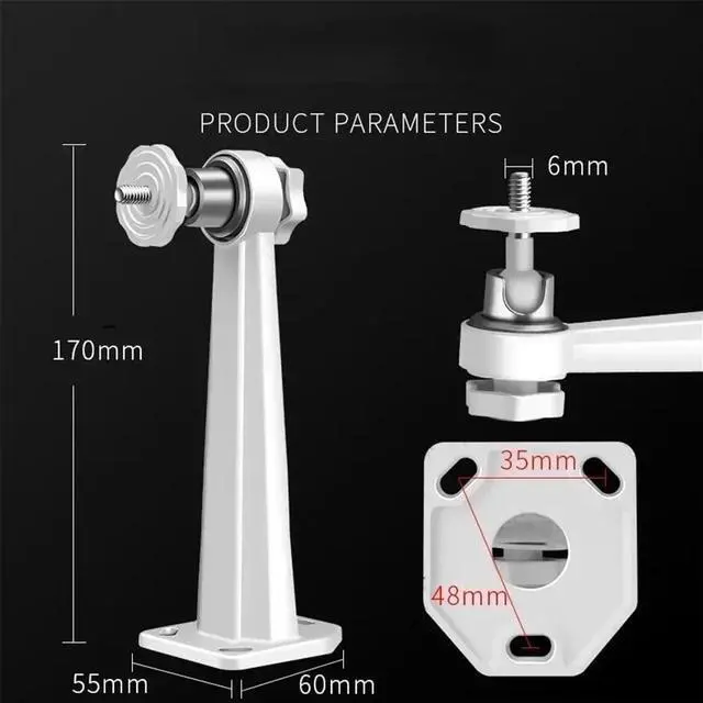 Alt view image 2 of 6 - Universal Loading 5KG Mini Projector Bracket Wall Ceiling Mount Projector Wall Holder Stand Hanger Mounting for Office