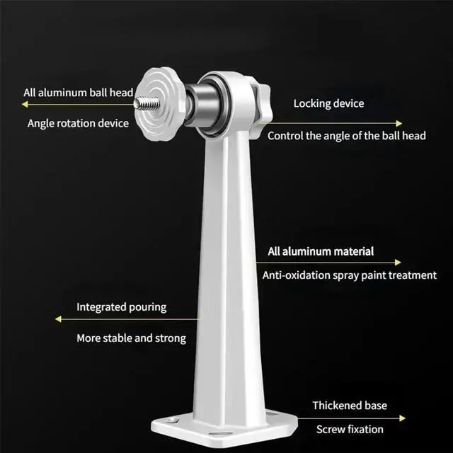 Alt view image 4 of 6 - Universal Loading 5KG Mini Projector Bracket Wall Ceiling Mount Projector Wall Holder Stand Hanger Mounting for Office