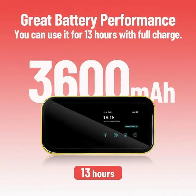 Alt view image 7 of 7 - FREEBOT 4G LTE Mobile Hotspot Router with Prepaid 5GB Global Data 365 Days, Portable WiFi for Travel in 150+ Countries, Local and International Router, Multi-Carrier No Contract SIM Card Needed