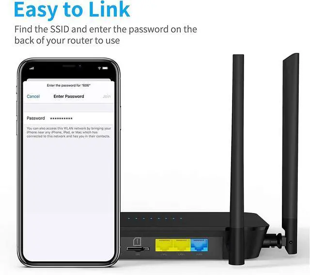 Alt view image 6 of 7 - Unlocked 4G LTE Modem Router with SIM Card Slot, 300Mbps Mobile WiFi Hotspot Device Cellular Router Works with AT&T and T-Mobile, EC25-AFX Qualcomm Chipset, 5dBi High Gain Antennas