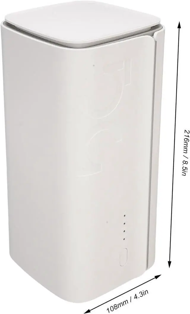 Alt view image 6 of 7 - 5G CPE Router with SIM Card Slot, 4.67Gbps High Speed Dual Band WiFi 6 Router for Home Indoor, Support for NSA SA (US Plug)