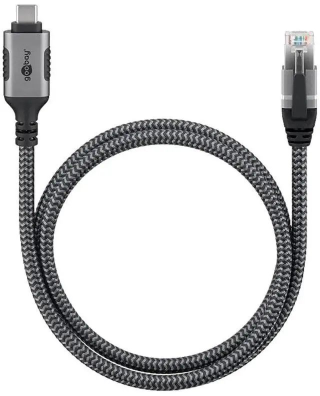 Alt view image 5 of 6 - 70755 USB-C to RJ45 Ethernet CAT 6 Cable for Stable Wired Internet Connection with Router/Modem/Network Switch/Replaces USB to RJ45 Adapter / 1 Gbps / 15 Meters