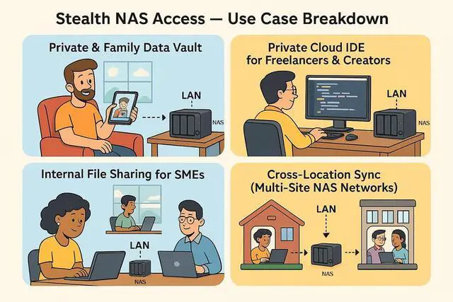 Alt view image 6 of 6 - Stealth Remote Access Solution, Wired Network Security Device