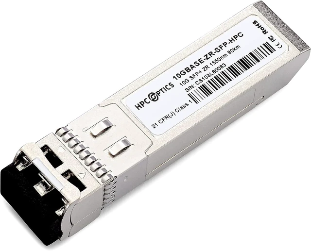 Main image of Compatible with Aruba 10GBASE-ZR 1550nm 80km SFP+ Transceiver