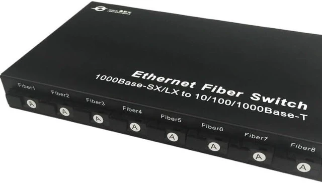 Main image of G282SB Fiber Optic Conversion Equipment Single Fiber Single Mode Gigabit 8 Optical 2 Electrical transceiver, 20