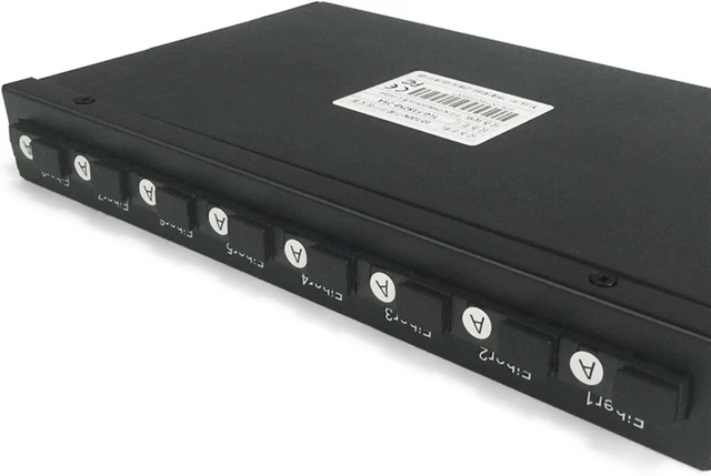 Alt view image 2 of 5 - G282SB Fiber Optic Conversion Equipment Single Fiber Single Mode Gigabit 8 Optical 2 Electrical transceiver, 20