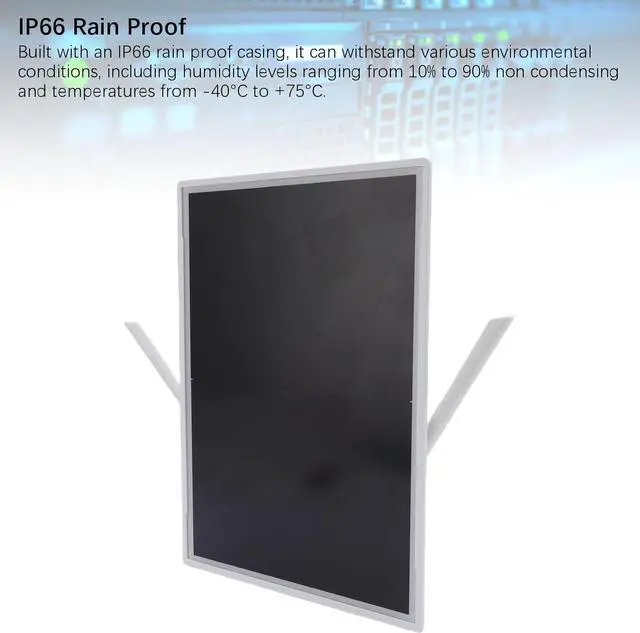 Alt view image 7 of 7 - Zunate 15W Solar WiFi Extender Booster with 328ft Range 20000mAh Battery Dual Band 2.4GHz 5GHz Signal Repeater for Outdoor Use RV Camping Supports 15 Devices